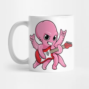 Octopus as Musician with Guitar Mug